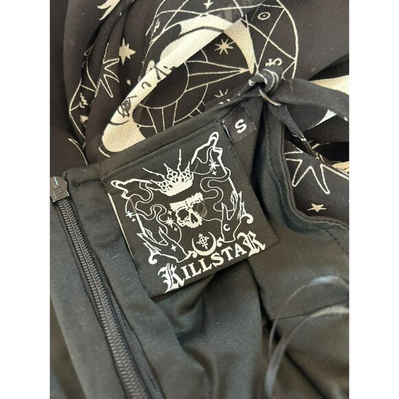 Killstar Black Crescent Moon Celestial Gothic Punk Dress Small Whimsigoth - Picture 4 of 6